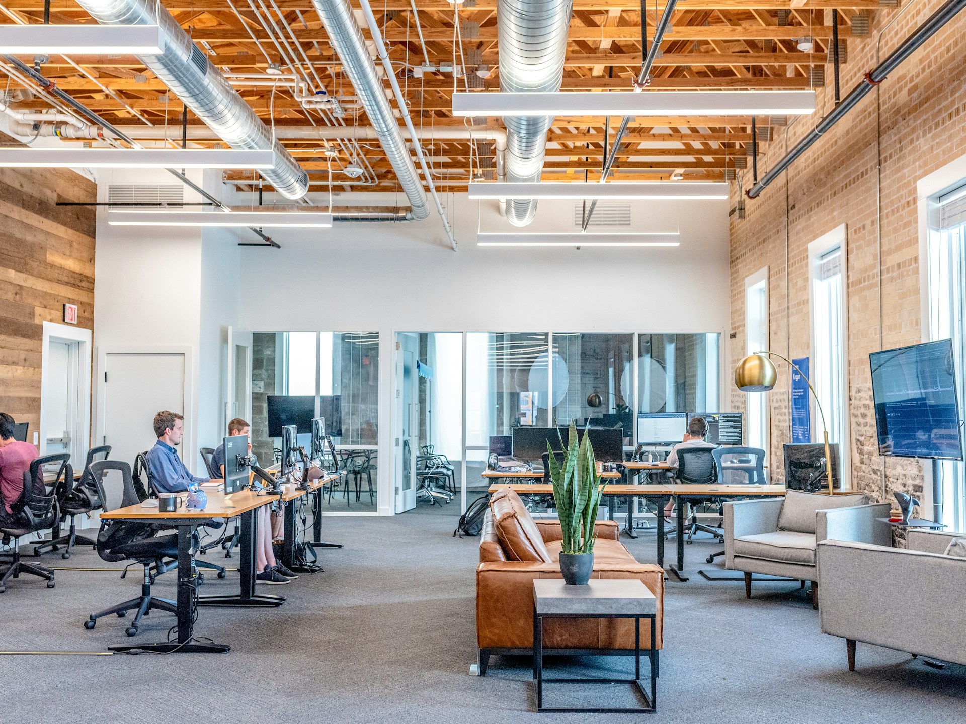 commercial office with hvac